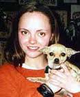 Christina Ricci and her dog 4